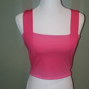 Rose Red Crop Top